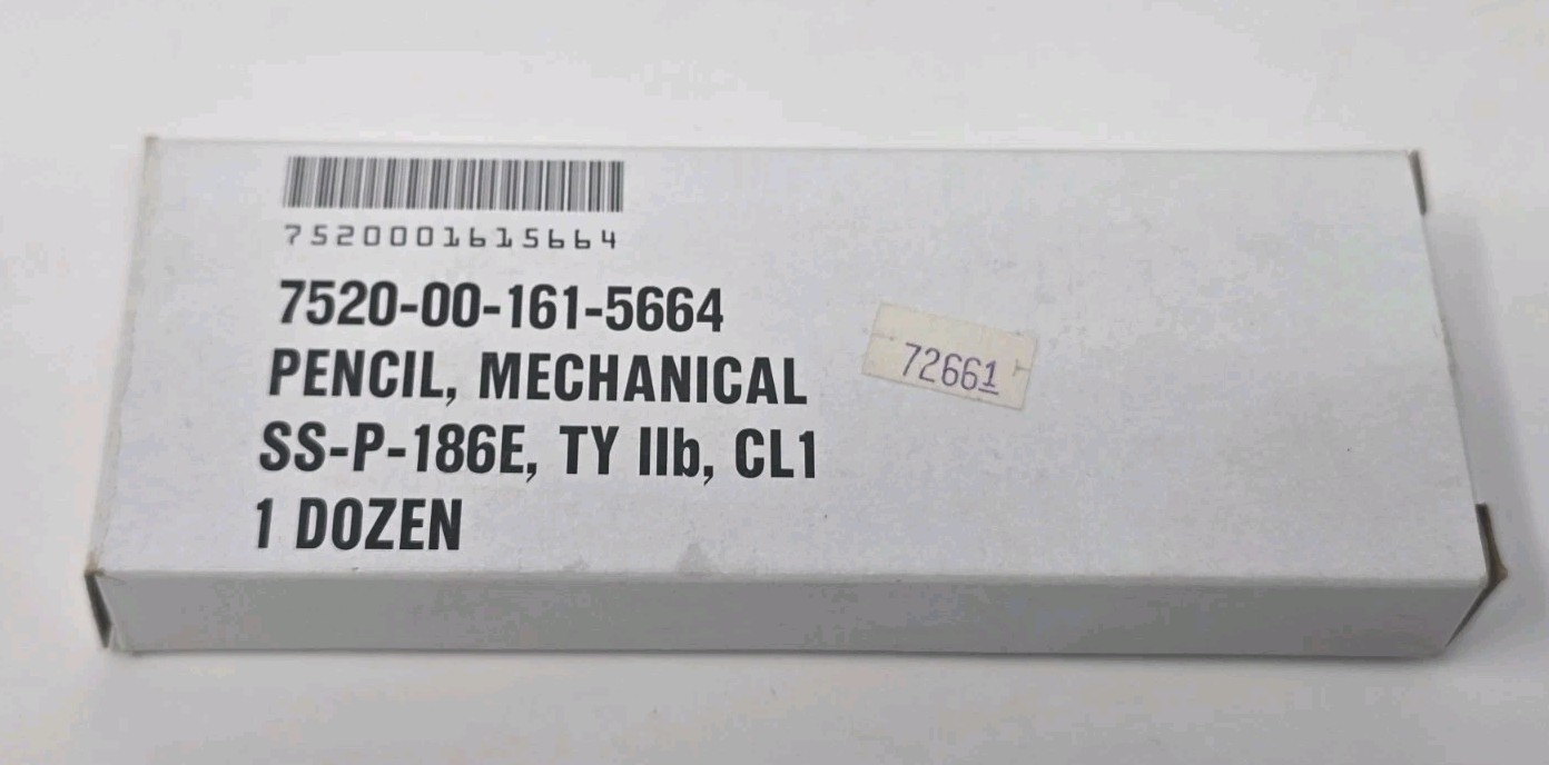 Skilcraft U.S. GOVERNMENT MECHANICAL PENCILS (Lot Of 10) New