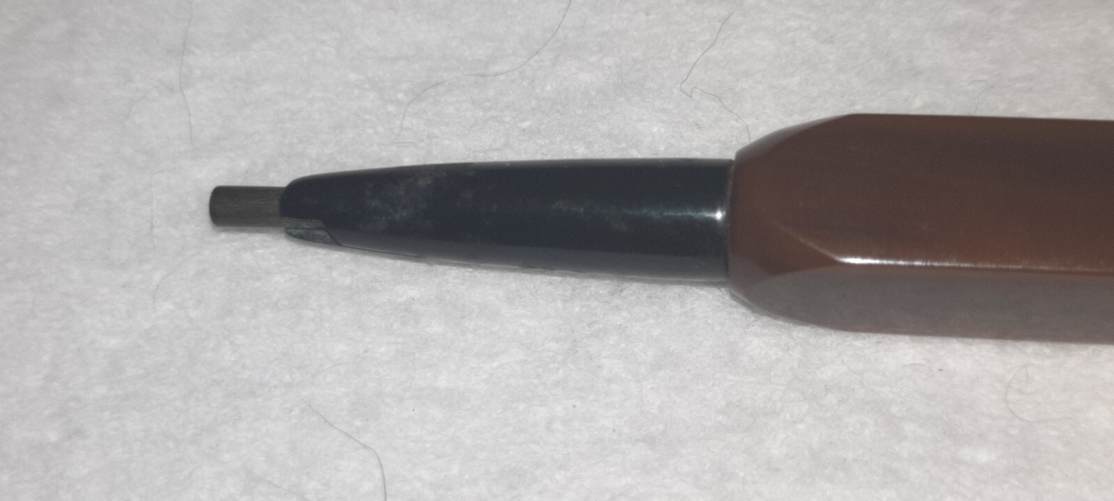 Unmarked BAKELITE? Brown & Black Square Working Mech Pencil