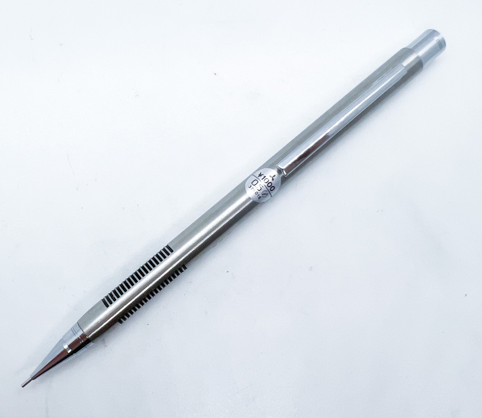 NOS Mitsubishi Super Uni Mechanical Pencil 0.5 0.5mm Etched Initial Version