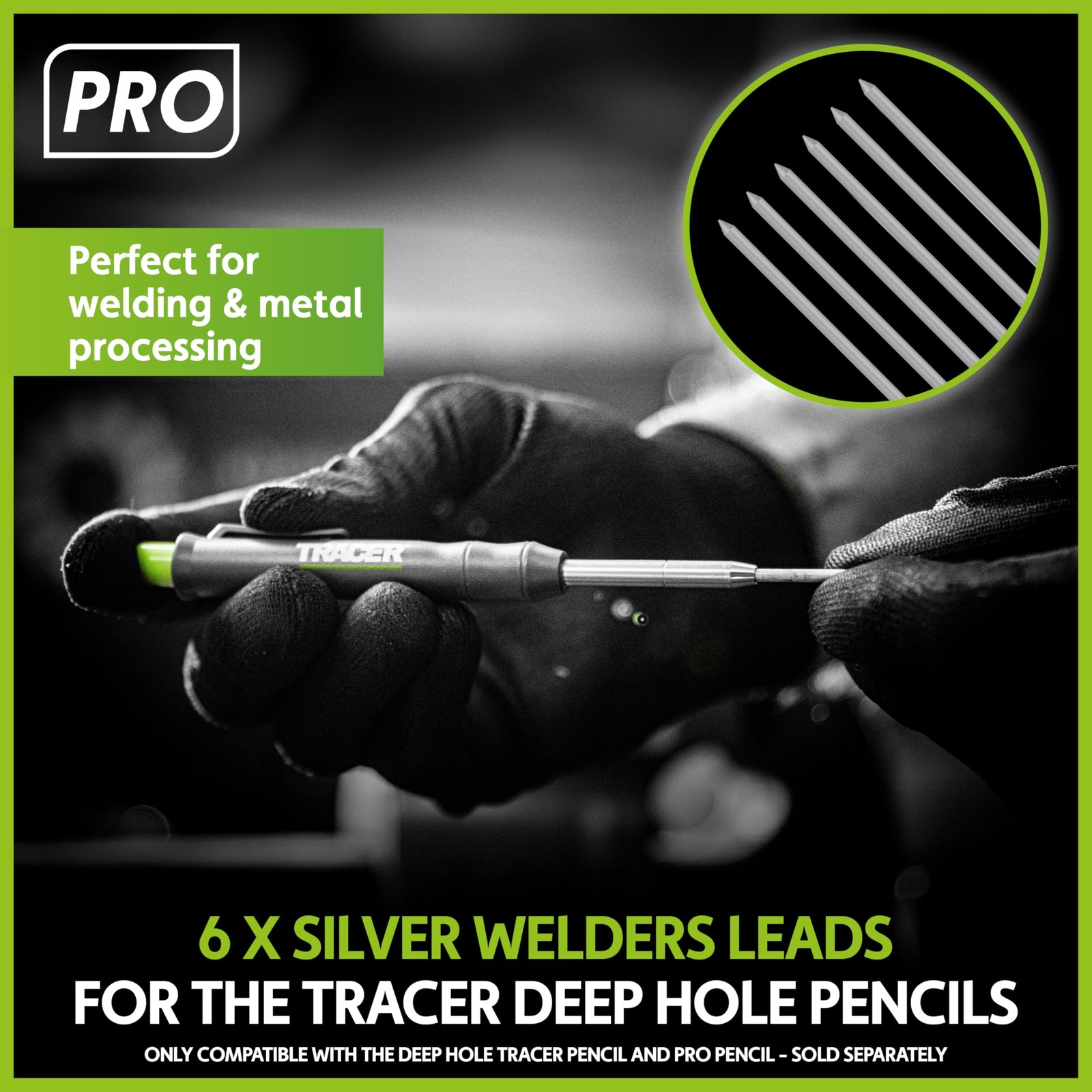 Pro 2.8mm Silver Welders Leads, Heavy Duty Welding Leads for Construction Pen…