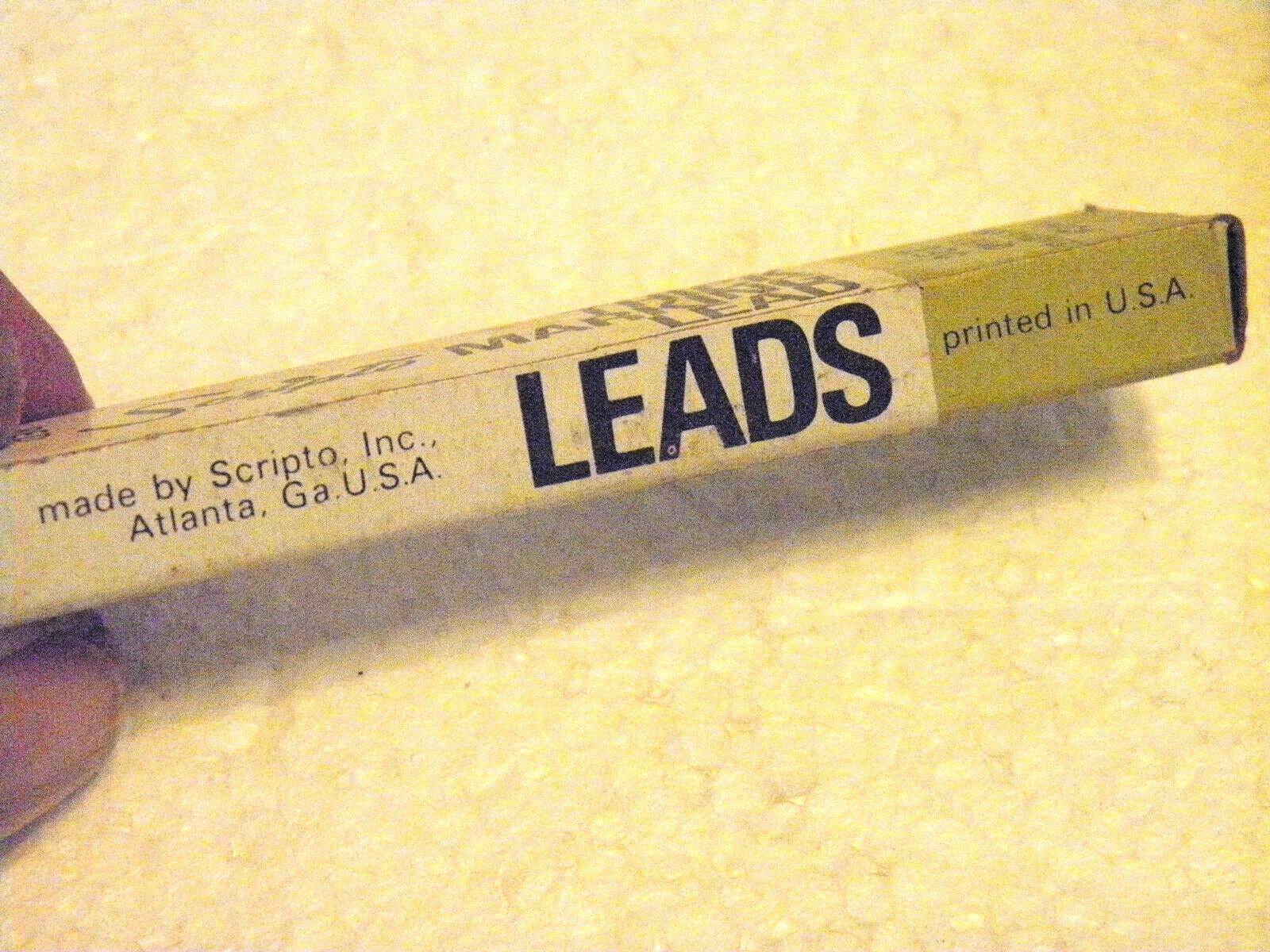 Vntg 12 Pkgs Scripto G920 All-Surface Thick Marking Lead – 31 Black 8 Red Leads