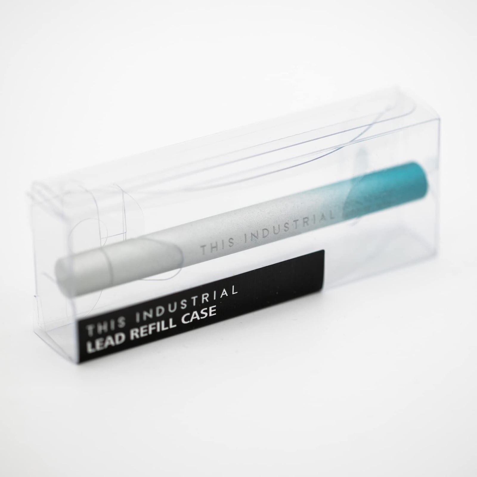 Luddite Lead Case, THIS INDUSTRIAL, Silver/Turquoise, LDTI-LRC2-2507