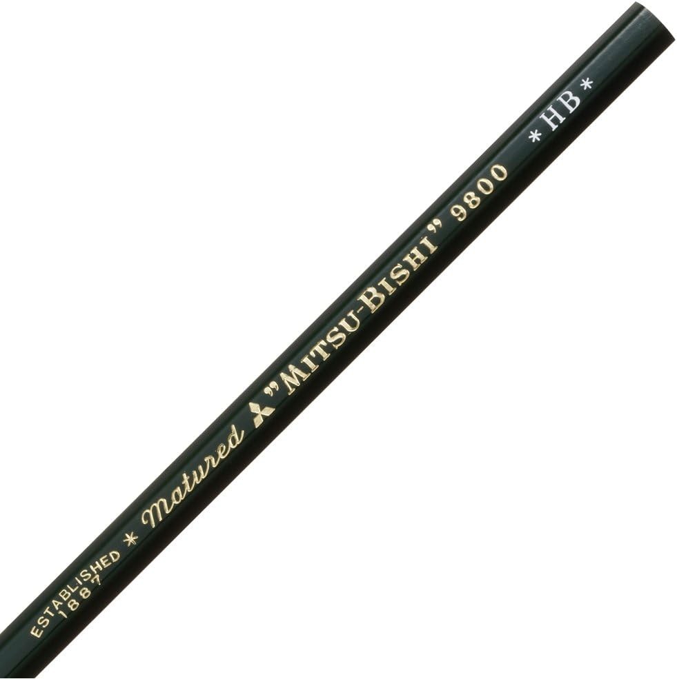 Mitsubishi Pencil Co., Ltd. 9800 pencil dozen (12 pieces) HB K9800HB (japan impo