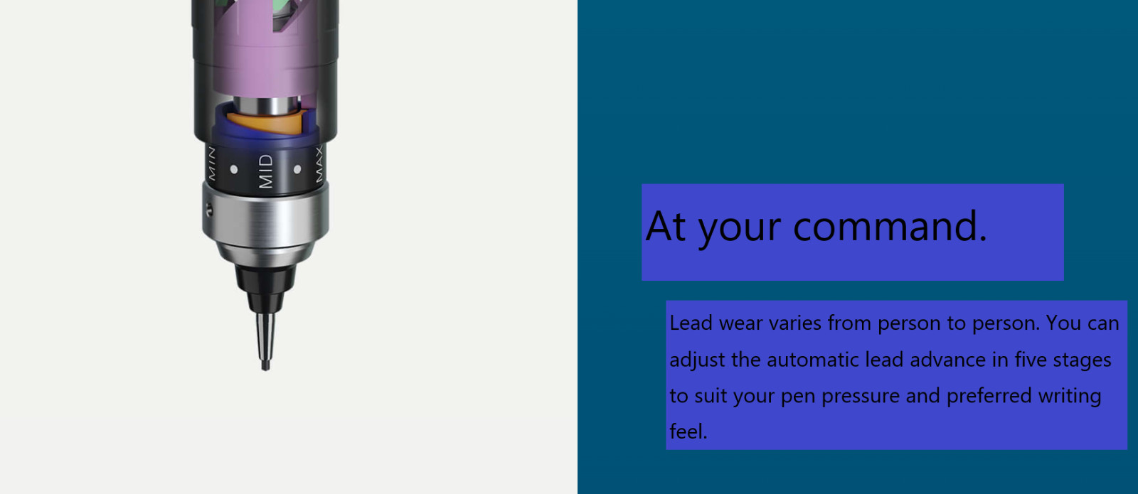 Uni Kuru Toga Dive 0.5mm Mechanical Pencil M5-5000 Abyss Blue Kurutoga Gift