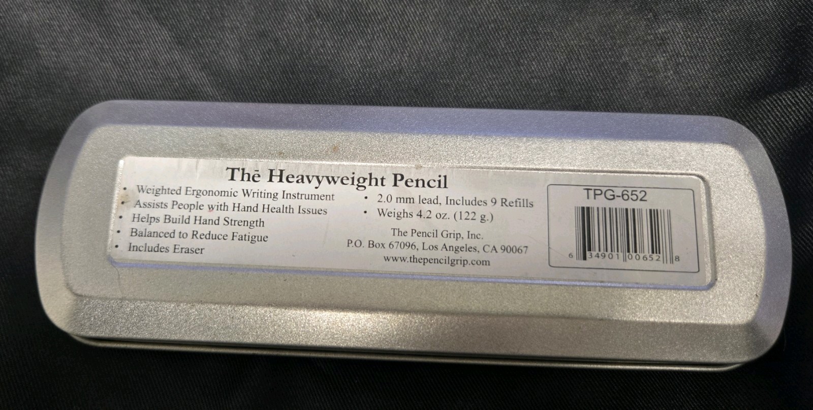 “The Heavyweight Pencil” Weighted Pencil For Individuals With Hand Health Issues