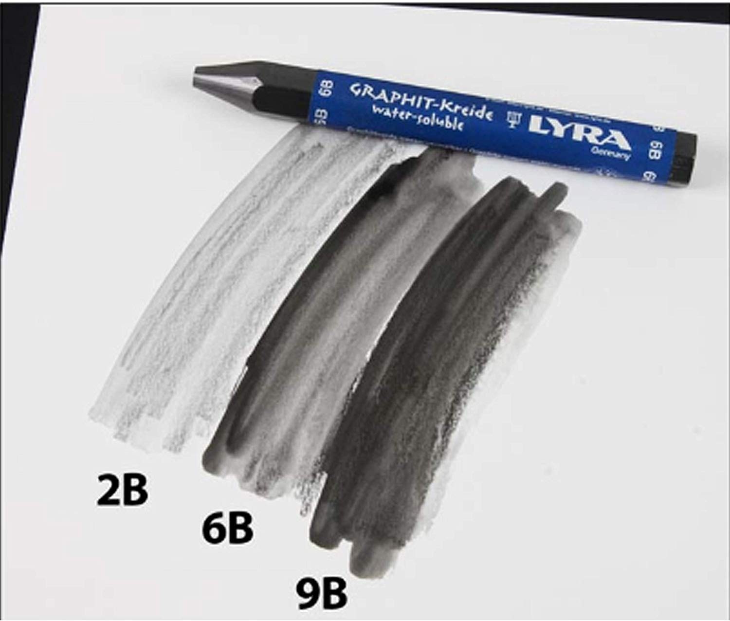 LYRA Graphite Stick, Assorted degree 3 Count (Pack of 1),