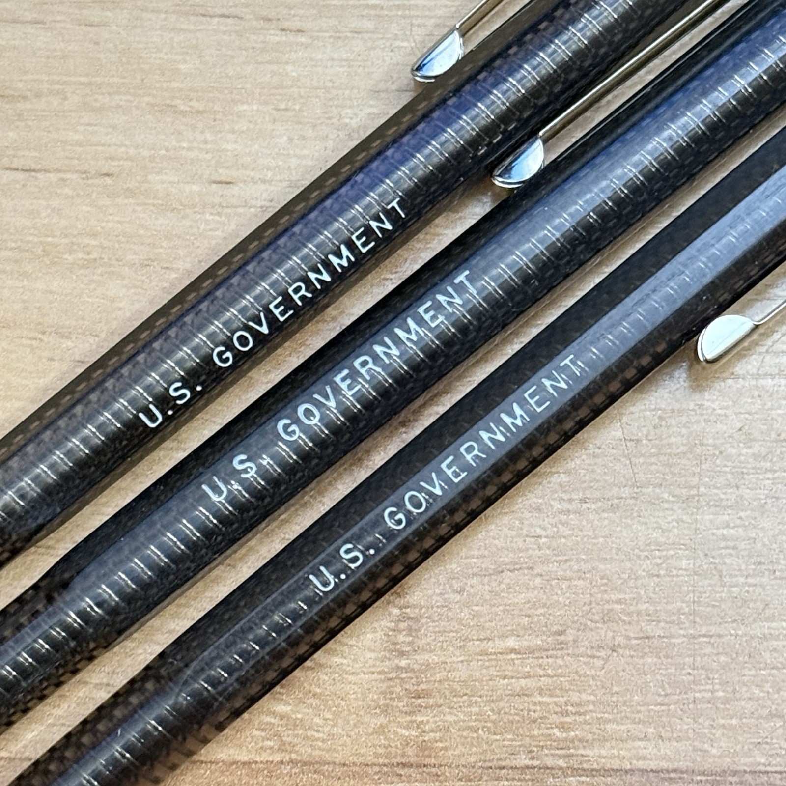 Skilcraft US Government Mechanical Pencil Lot 3 Translucent Barrel Vintage NOS