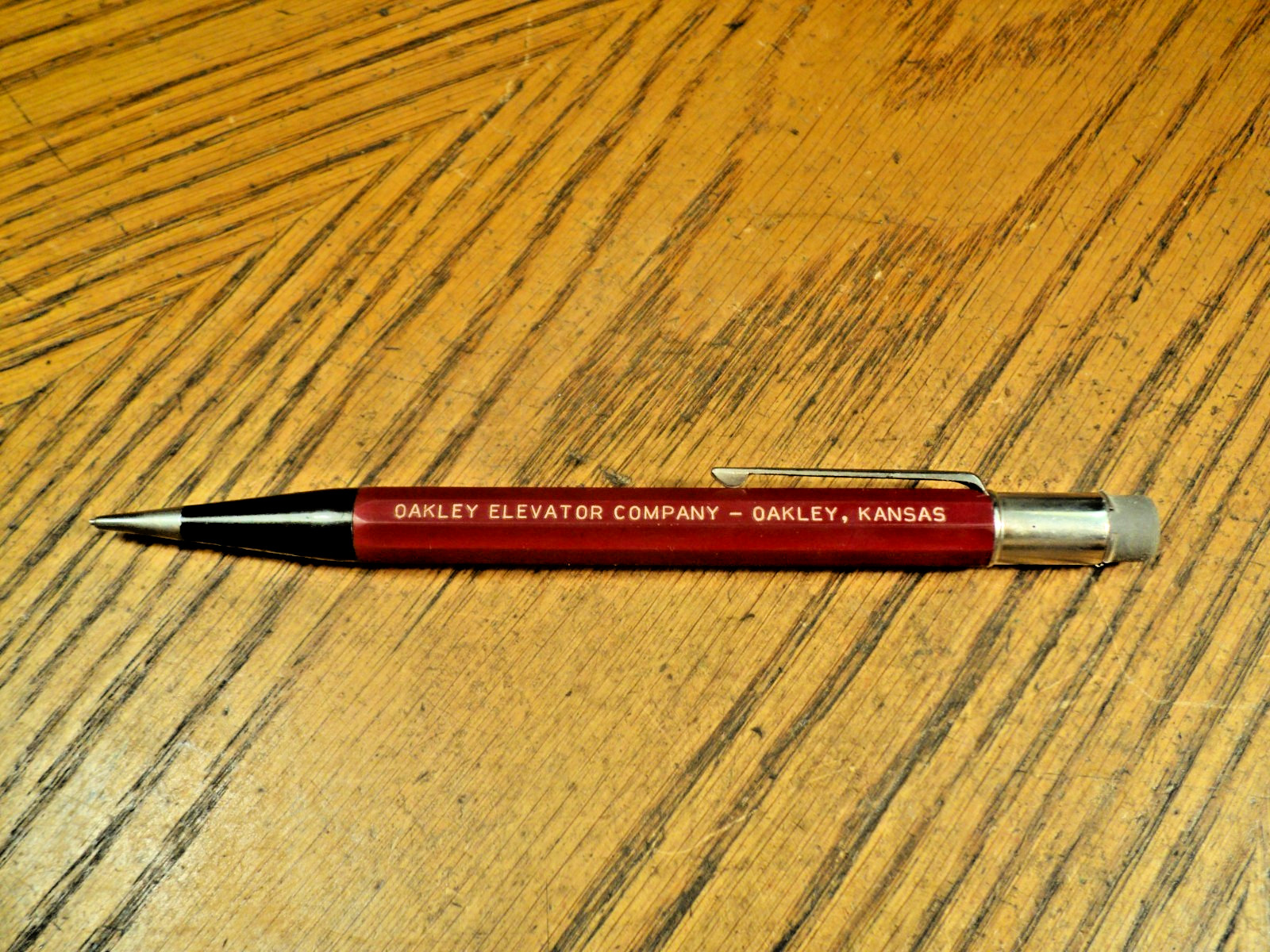 Vintage Autopoint Mechanical Pencil Oakley Elevator Company Oakley Kansas