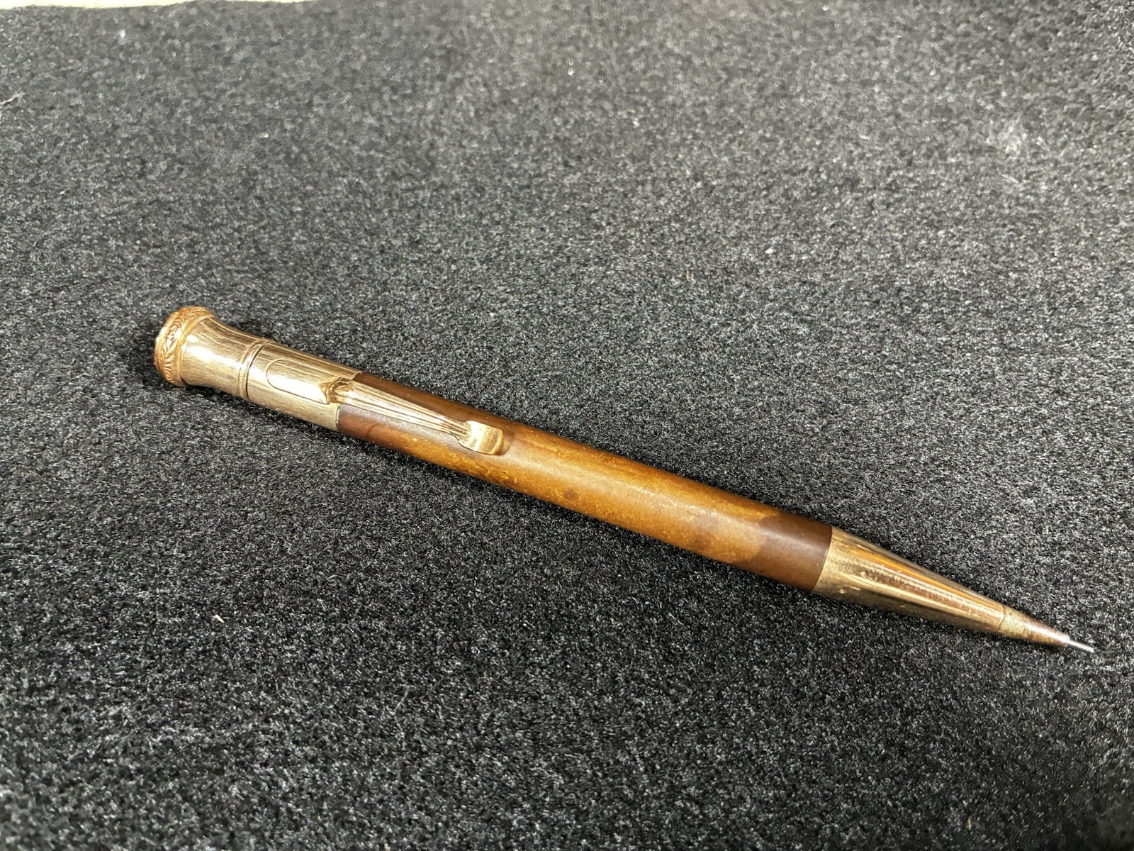 Wahl 75 Early Mechanical Pencil – 1924-30, Red Mottled, Gold Filled