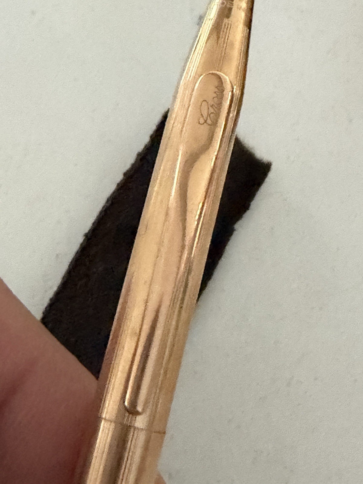 Vintage 14 Kt Gold Filled Cross Pencil w/ Case and Sleeve w/ LOGO