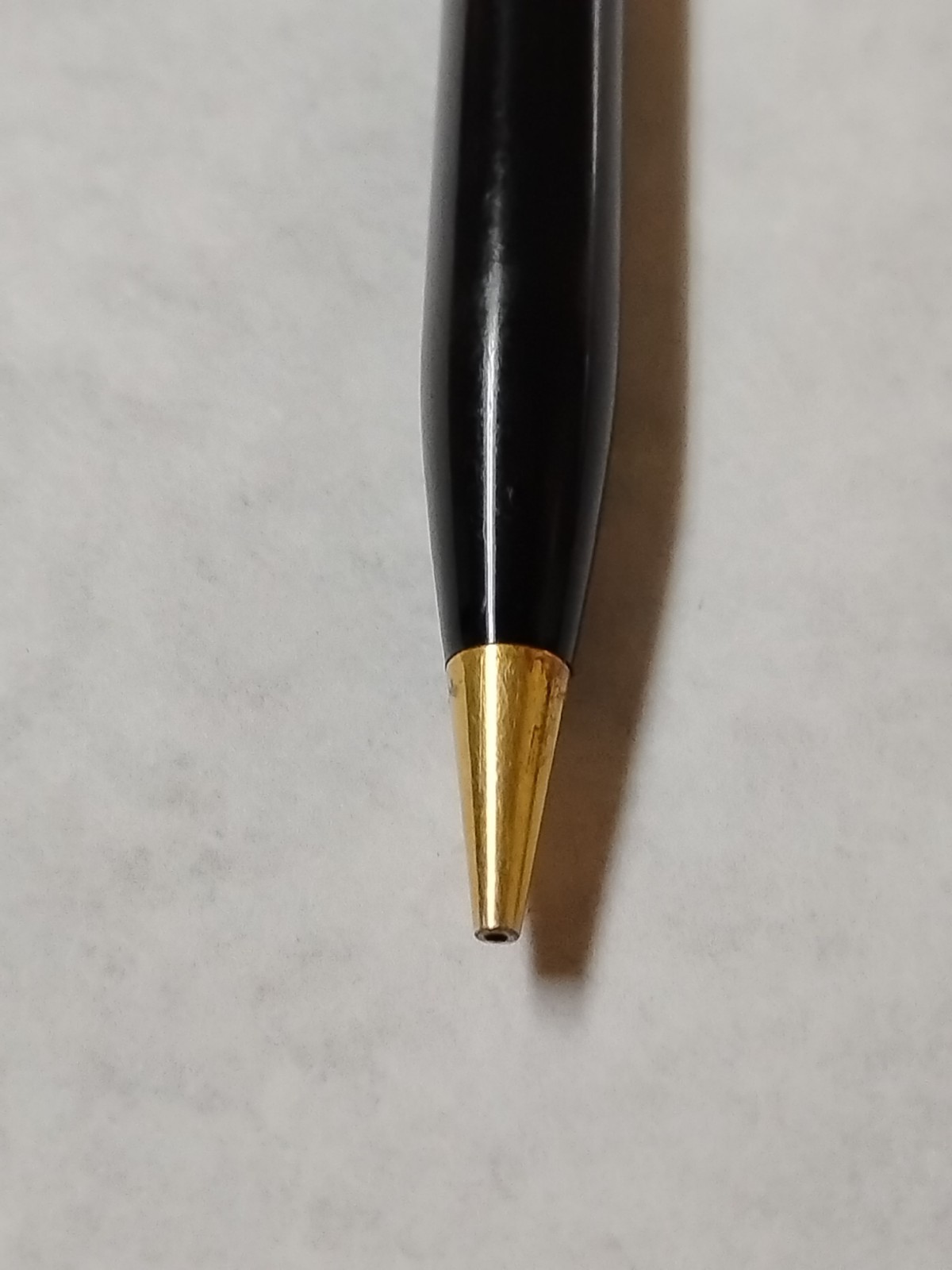 VTG Waterman Mechanical Pencil Black & Gold Parts Only Mid-Century USA #Q6