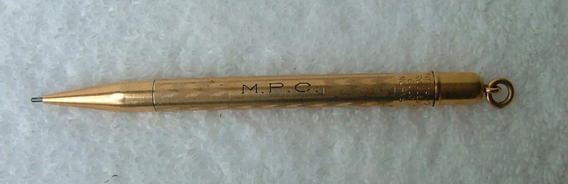 VINTAGE CONKLIN ROLLED GOLD NO 4VS LADIES MECHANICAL PENCIL PAT 7-6-20 #kk98