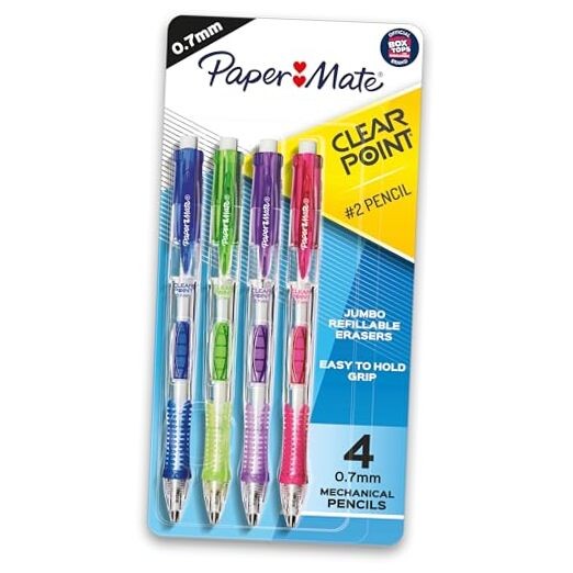 Clearpoint Mechanical 0.7mm HB #2 Pencil Set Art Supplies Pencils Assorted