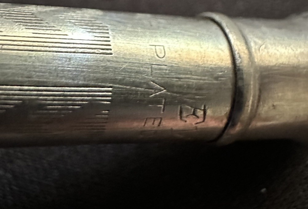 Vintage Eversharp Mechanical Pencil Tripple Silver Plated Art Deco