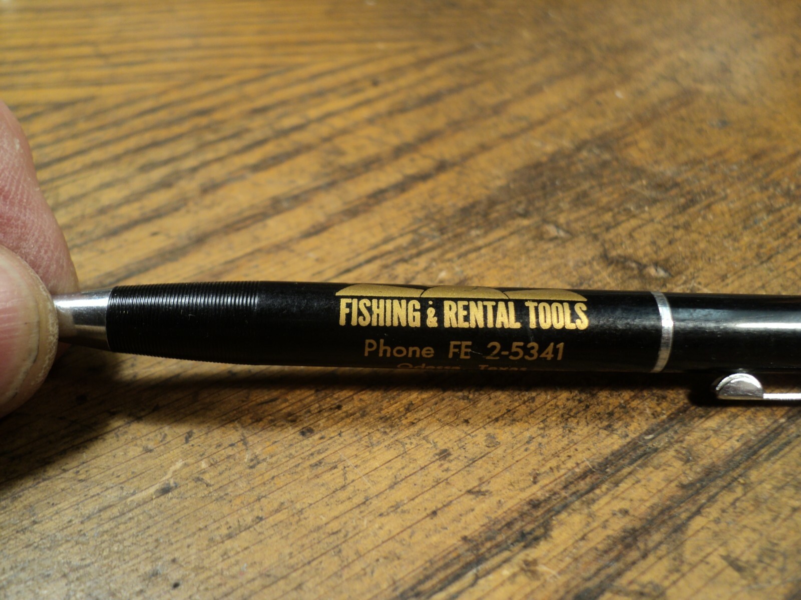 Vintage Ritepoint Mechanical Pencil Jennings & Keown Fishing & Rentals Odessa Tx