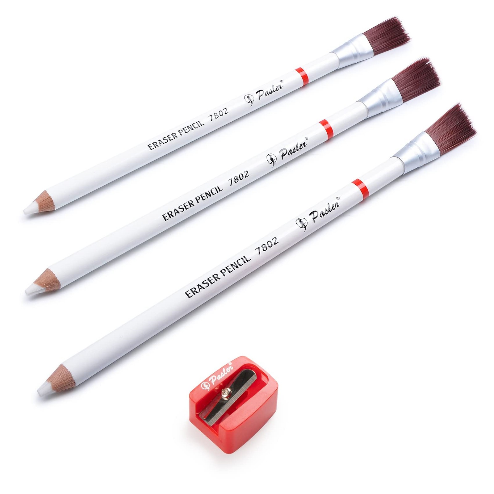 Pasler® Eraser Pencils 7802 Perfection Detail 4 Piece Set, White