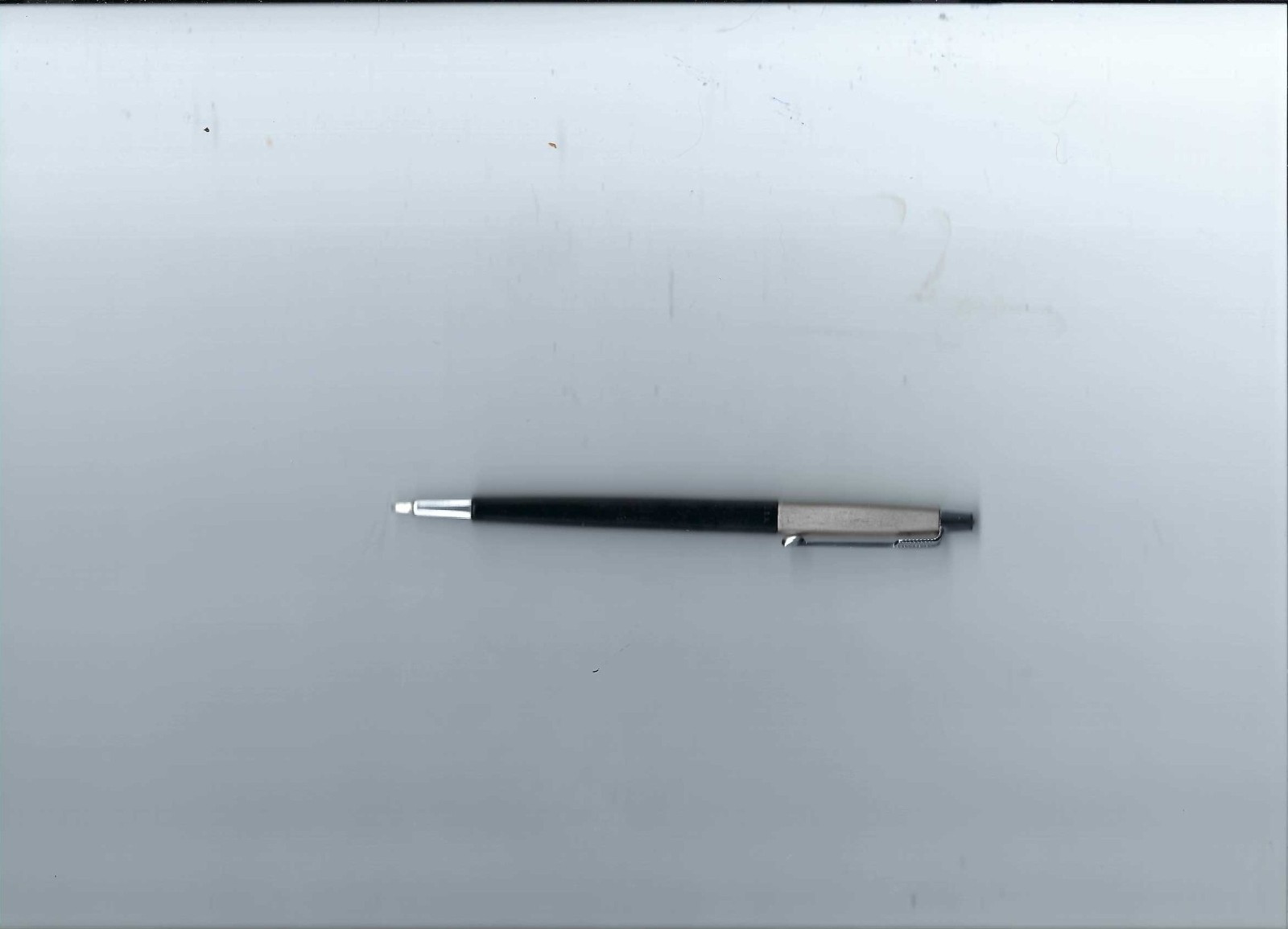 Vtg. Parker LL Liquid Lead Black & Brushed Chrome Twist Pencil W/Working Refill