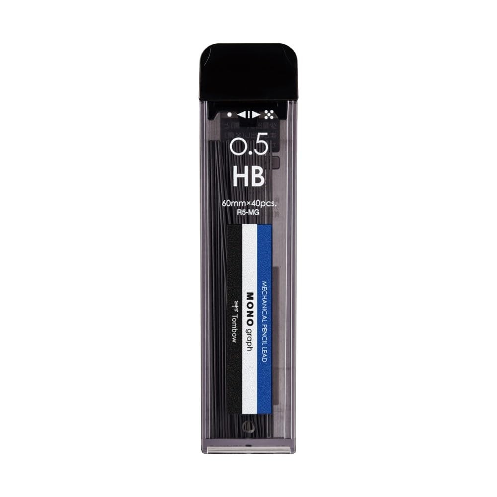 Tombow Pencil, Mechanical Pencil Lead, Monograph MG 0.5 HB ECG-121A, Mono Color