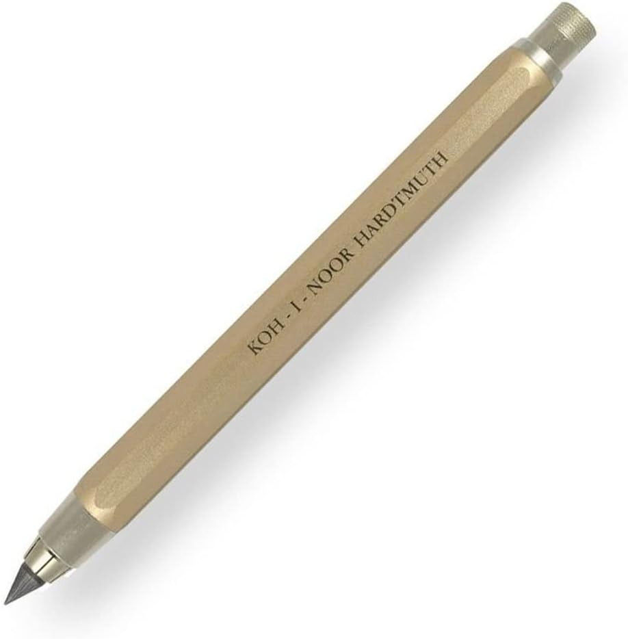 5.6Mm Diameter Mechanical Clutch Lead Holder Pencil – Gold