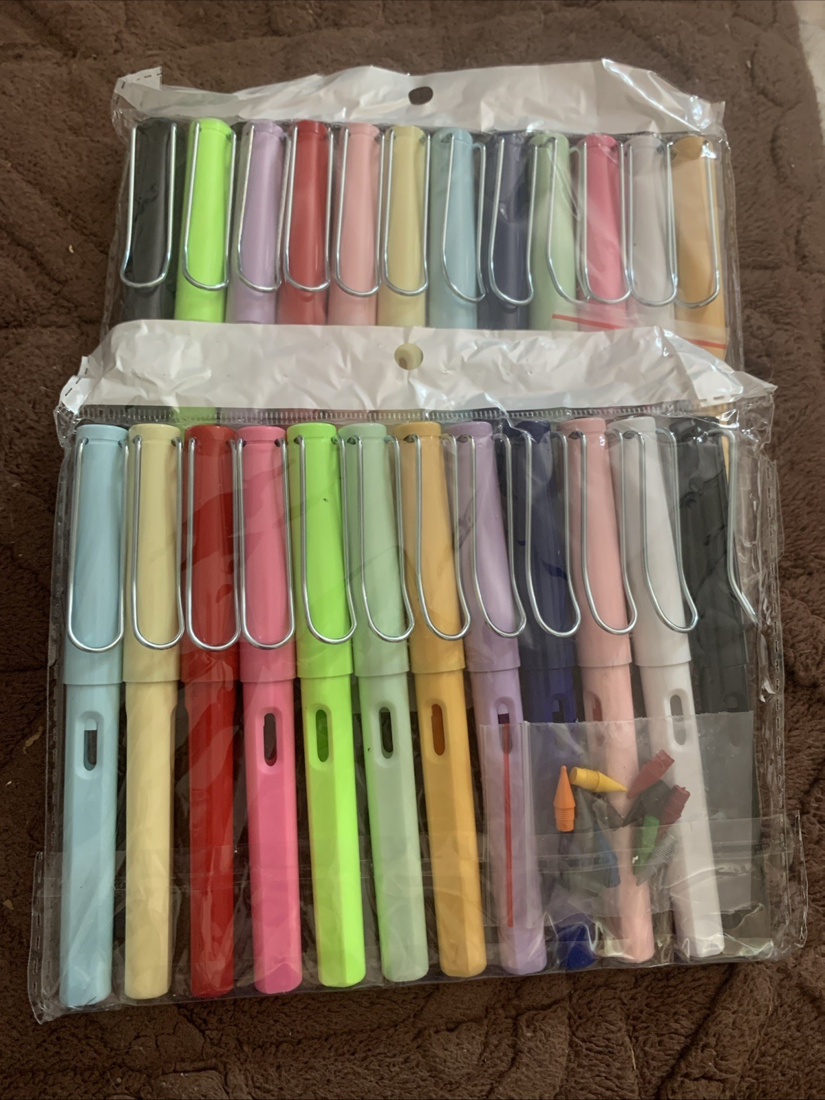2 Sets of 12 Infinite Mechanical Colored Pencils with Refills and Erasers