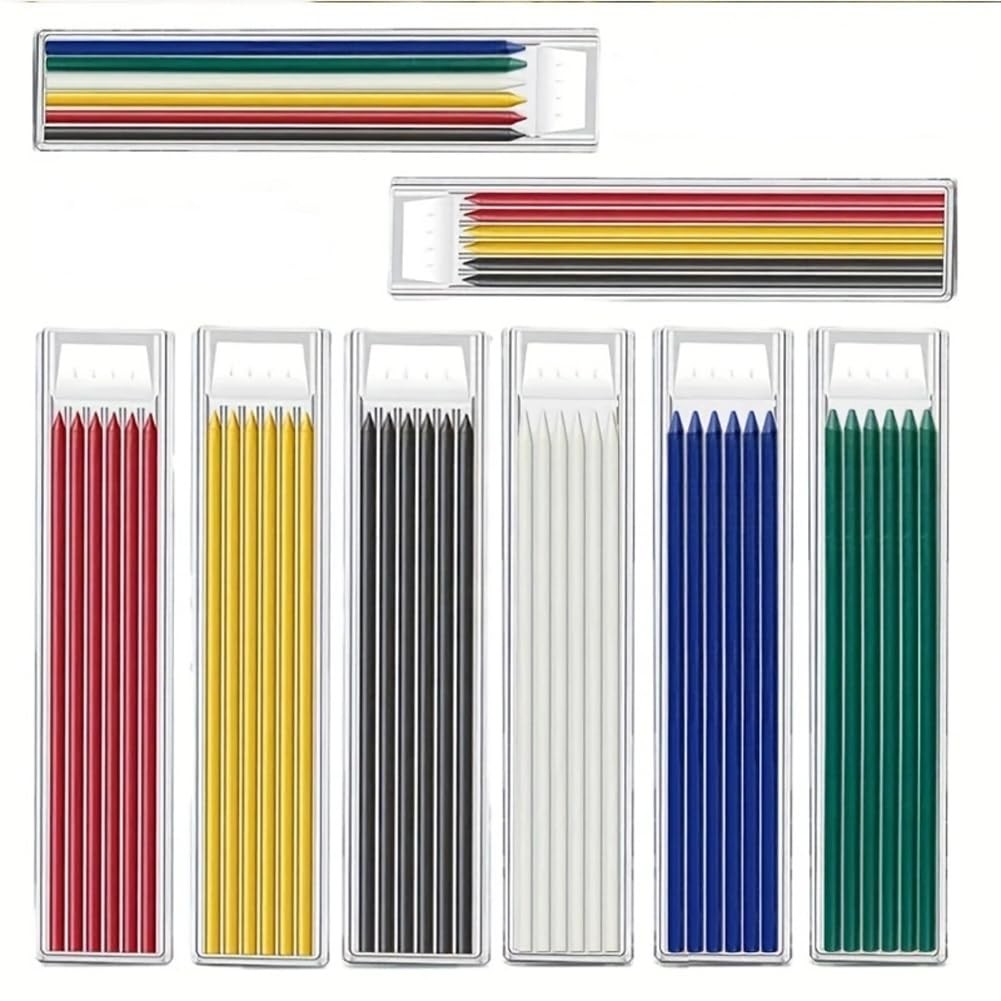 12CM 2.8mm Colored Replaceable Refill Rod Woodworking Pencil Deep Hole Tool