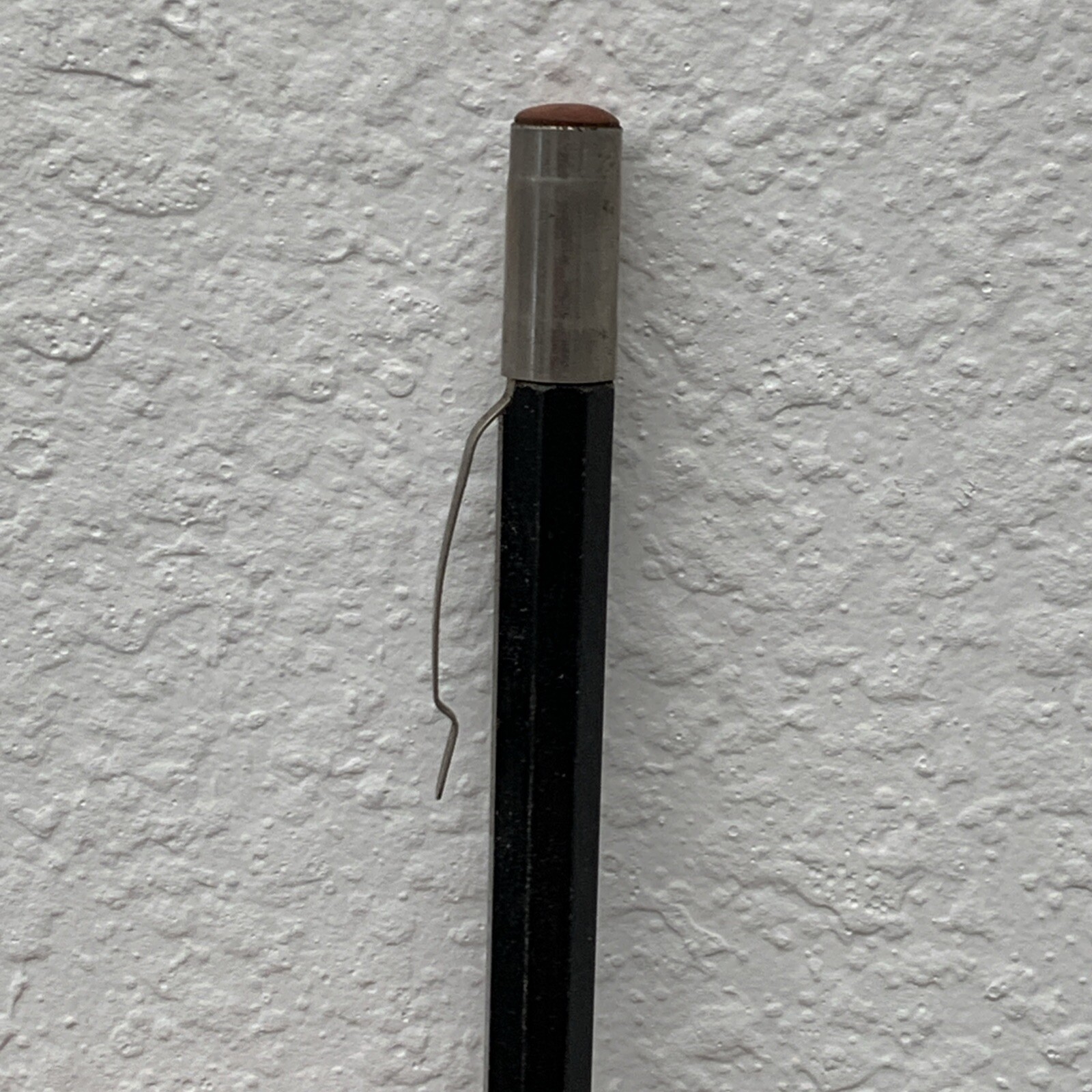 Vintage Scripto Black Silver Trim Mechanical Pencil USA *No Lead
