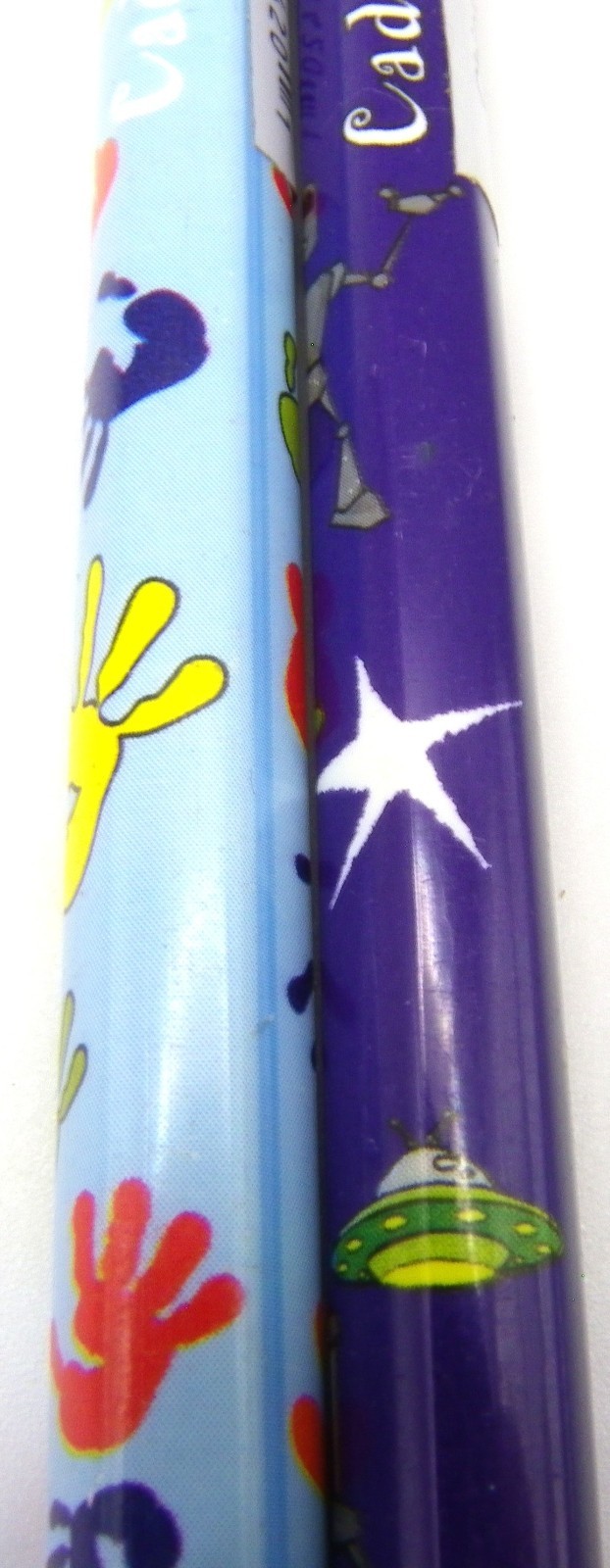 2X Vintage Zebra Cadoozle 0.7mm Mechanical Pencil Crayon Lot Robot UFO Graphic