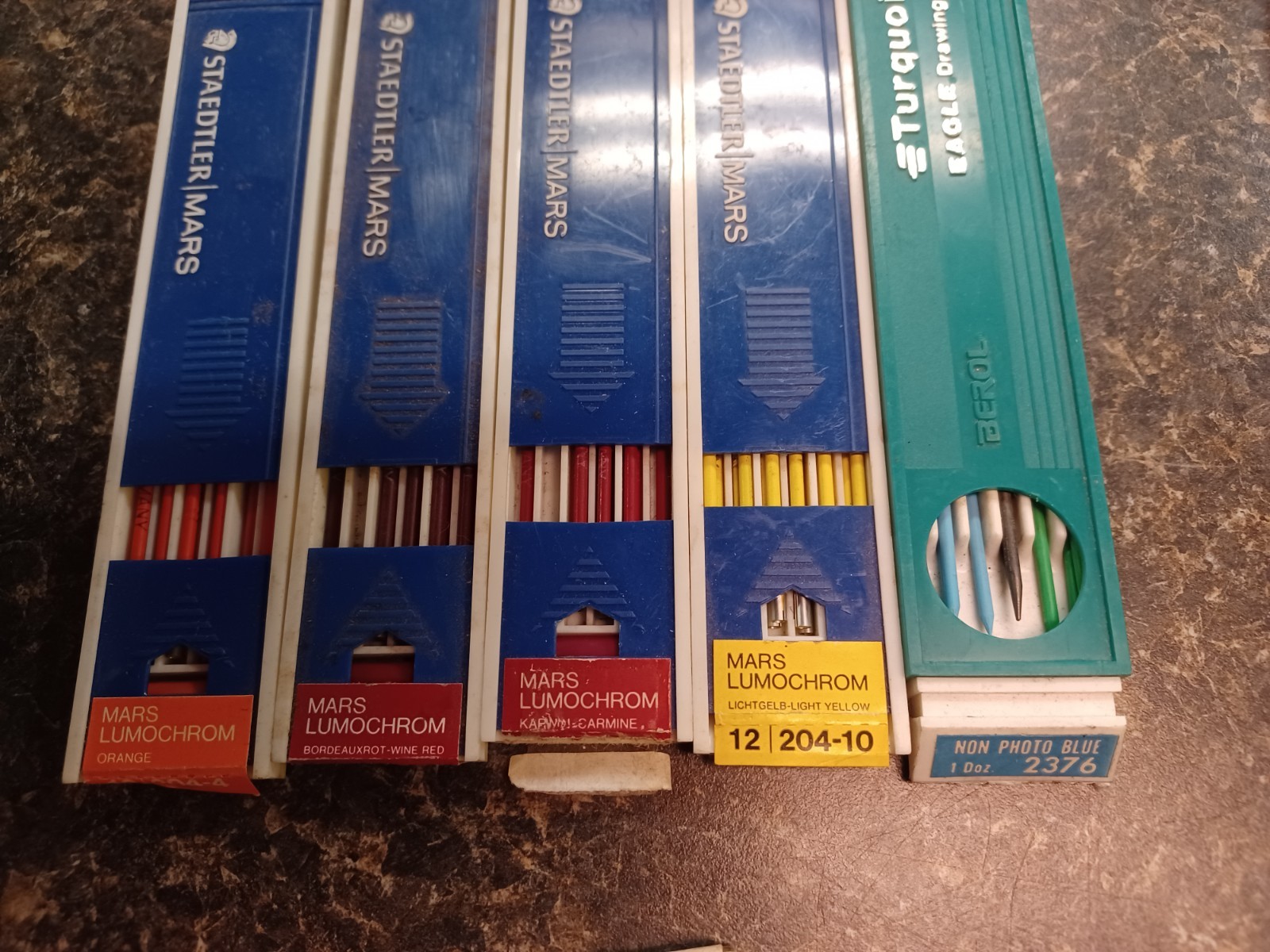 Turquoise Eagle Staedtler Mars Drawing Scripto Leads Lot