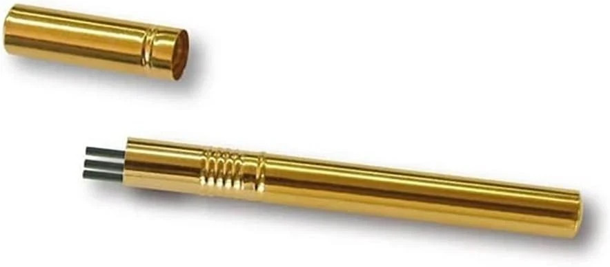 OHTO Brass Pencil Auto Lead Case Container Storage SPC-350 Gold Japan*