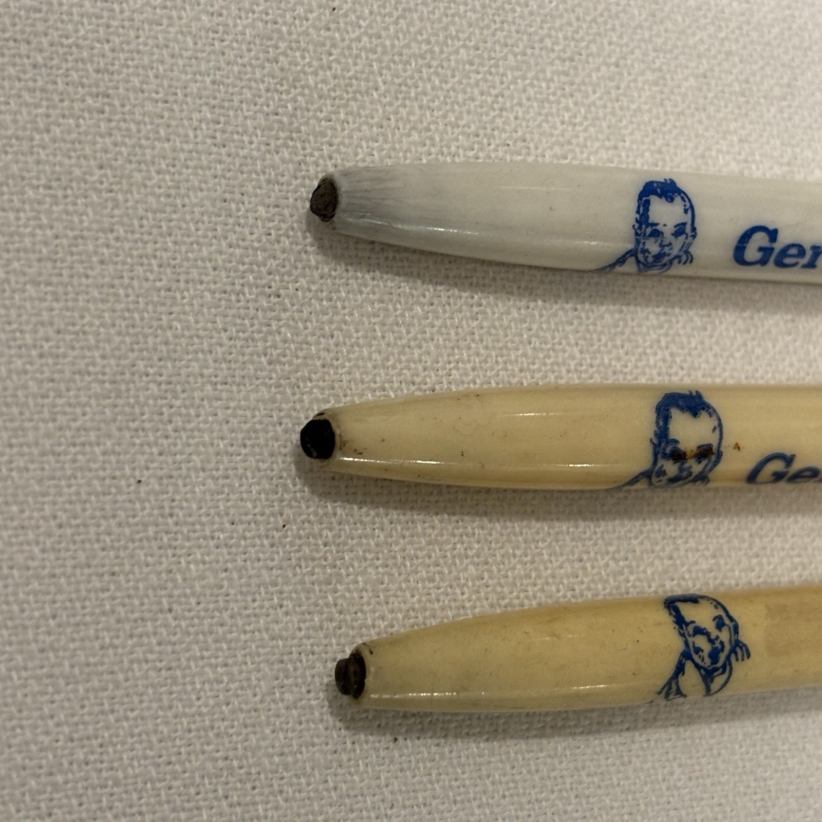 Vintage GERBER Baby Foods Mechanical Pencil Set Advertising Twist Top OLD LEAD