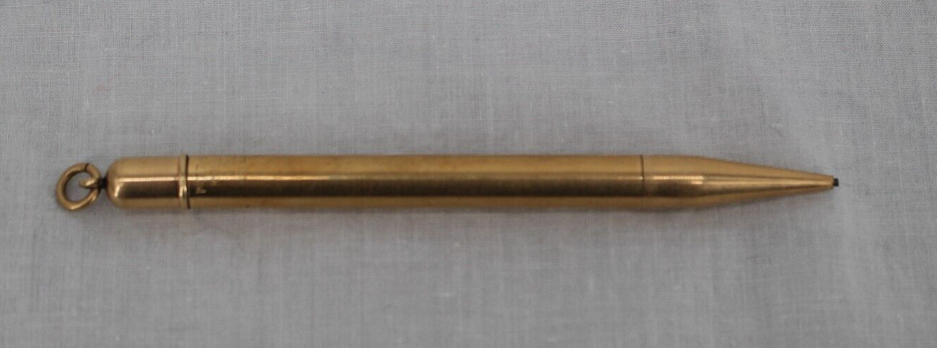 Vintage CONKLIN Mechanical Pencil PAT 1920 Rolled Gold Ring Top Toledo Ohio