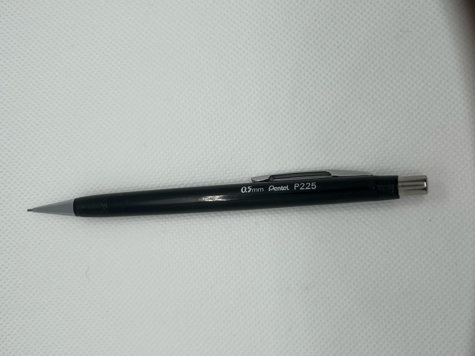 Vintage Pentel P225 Mechanical Pencil 0.5mm Black & Silver Japan – Rare