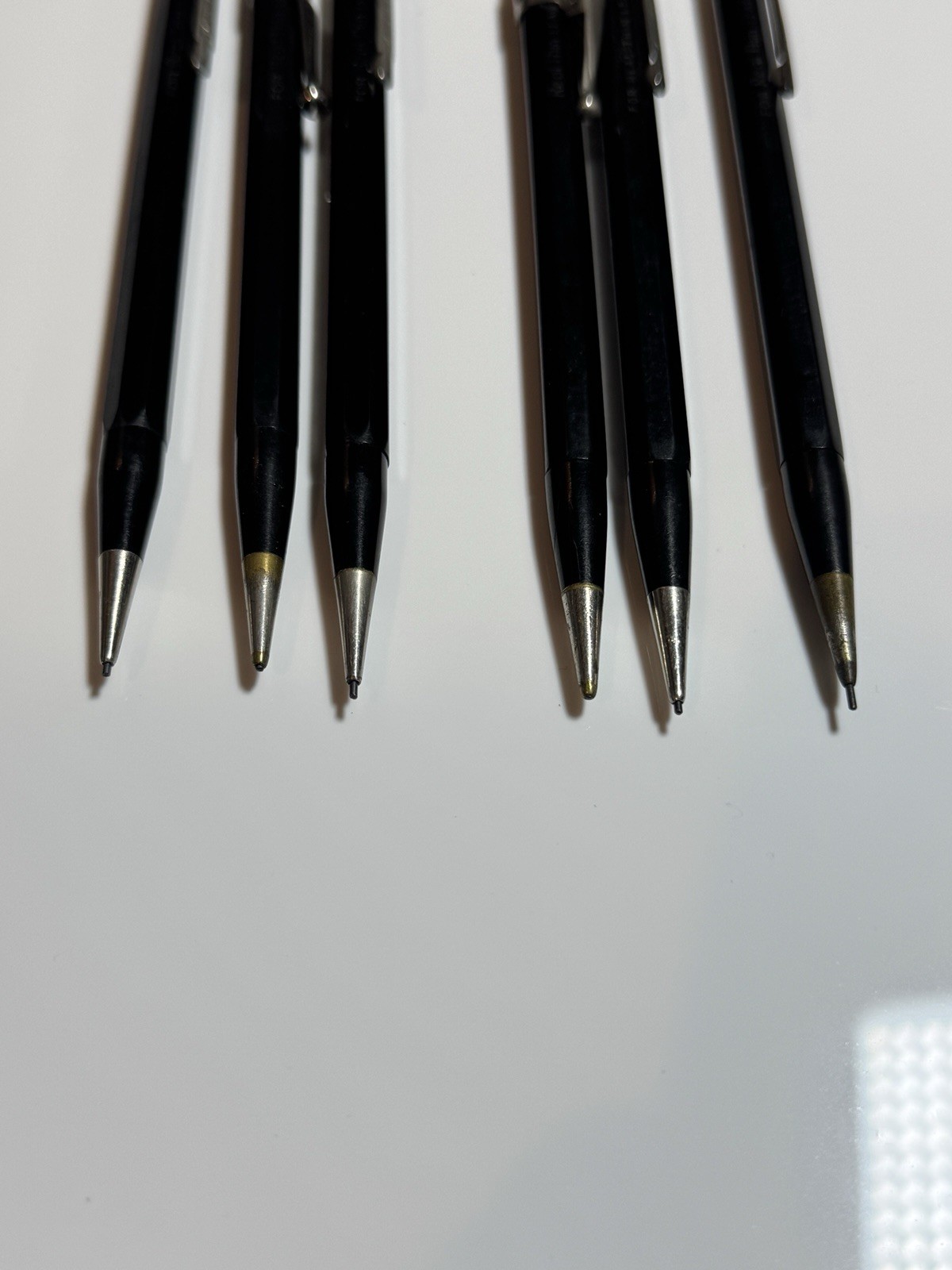 Vtg Lot Of 6 1960s Autopoint 0.9mm Mechanical Pencils For Real Thin Lead WORKING