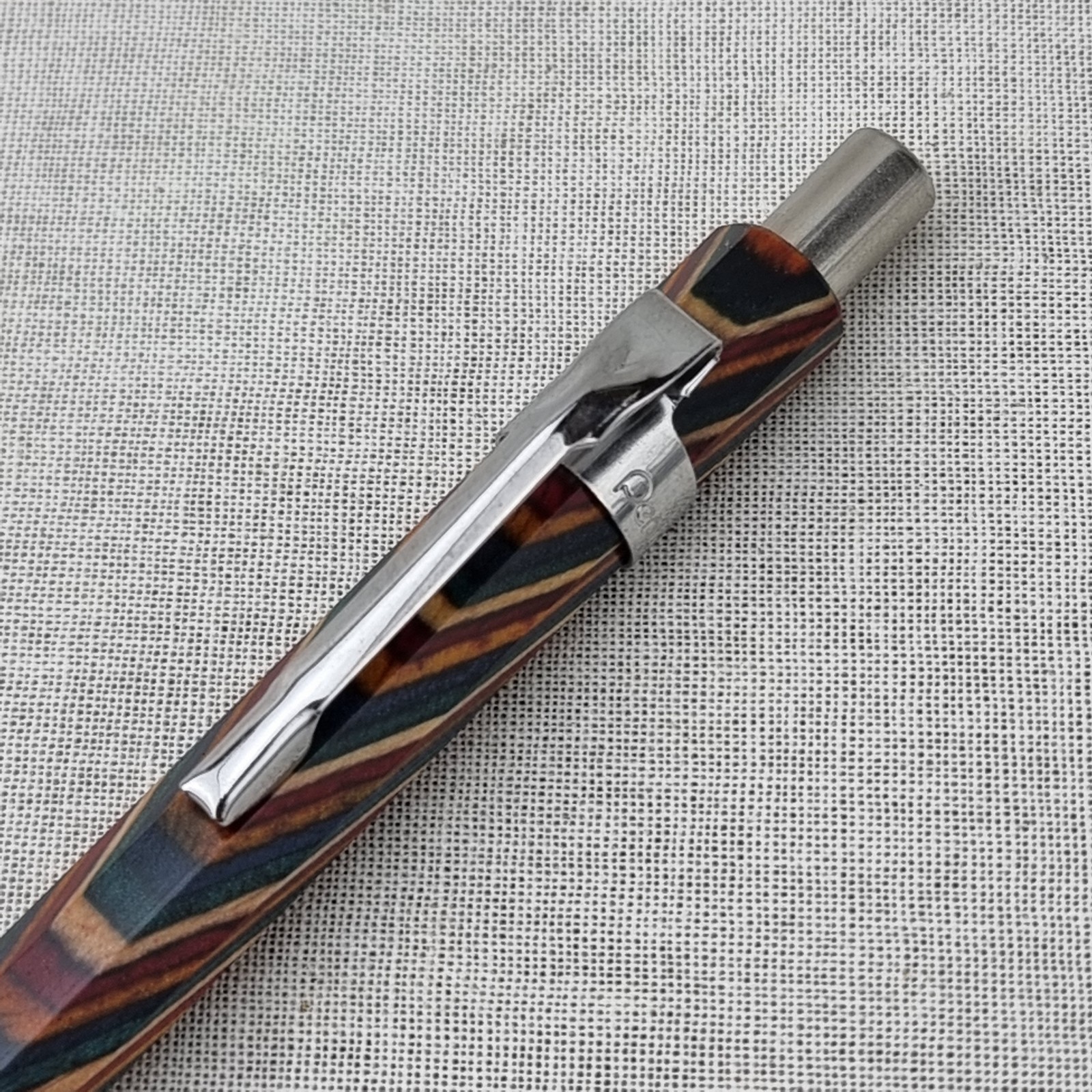 Hand Crafted Pentel P-205(0.5mm) Mechanical Pencil with Octagonal Wood Barrel
