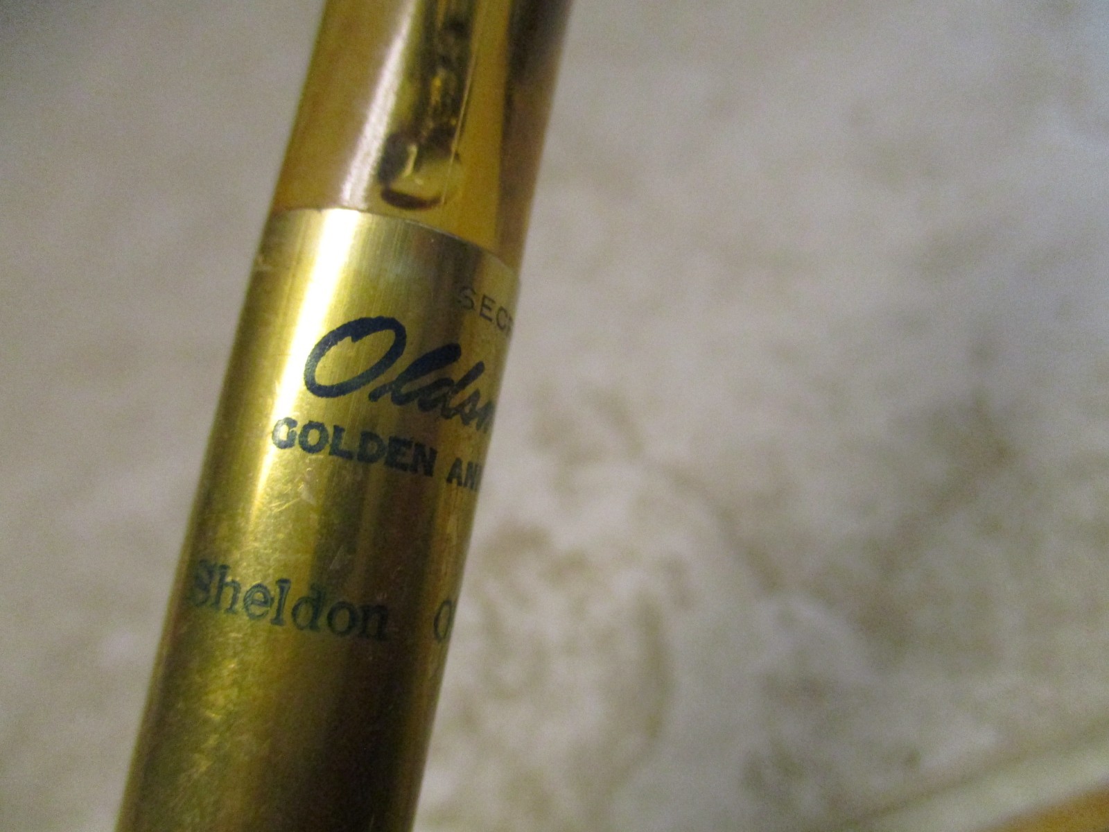Vtg Golden Anniversary Floating Mechanical Pencil for Oldsmobile Secretary M29