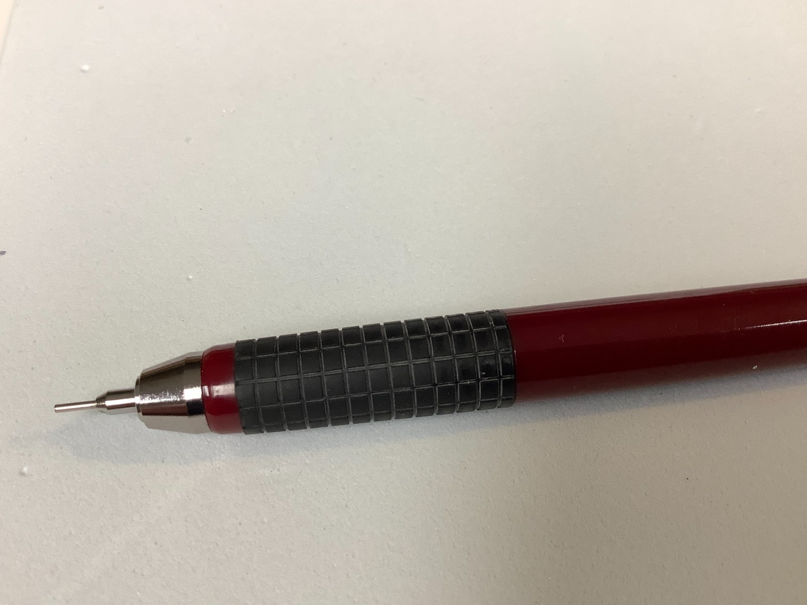 Vintage-Alvin DRO3 Draf/Tech Mechanical Pencil .9mm-Maroon-Japan–Needs lead