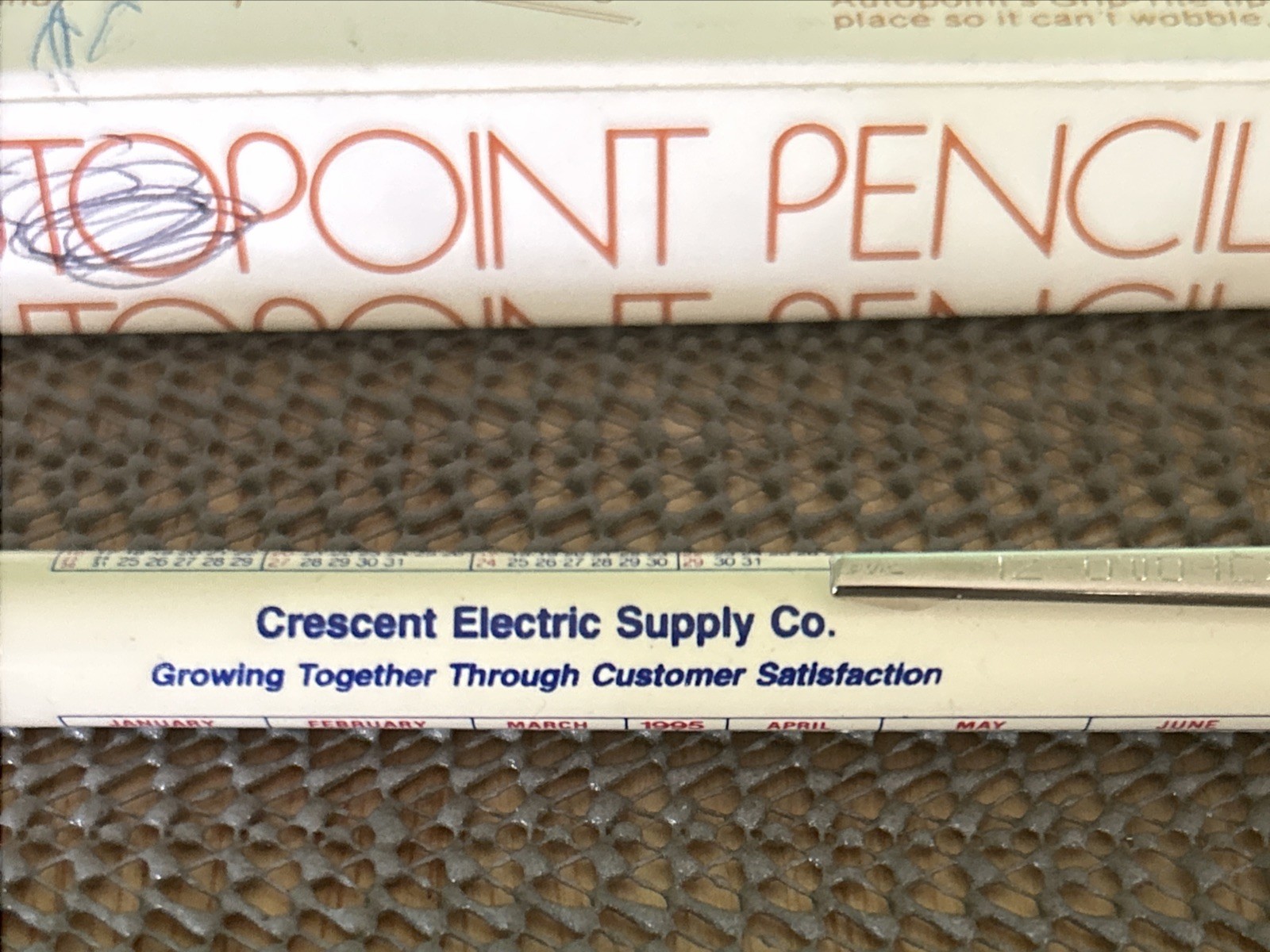 Vintage Autopoint Mechanical Pencil Crescent Electrical Supply Co, USA NOS