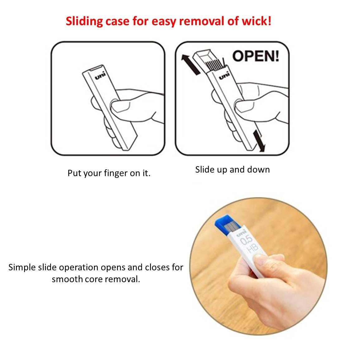 amazdone Uni Mechanical Pencil Lead,The Smudge-Proof Leads…