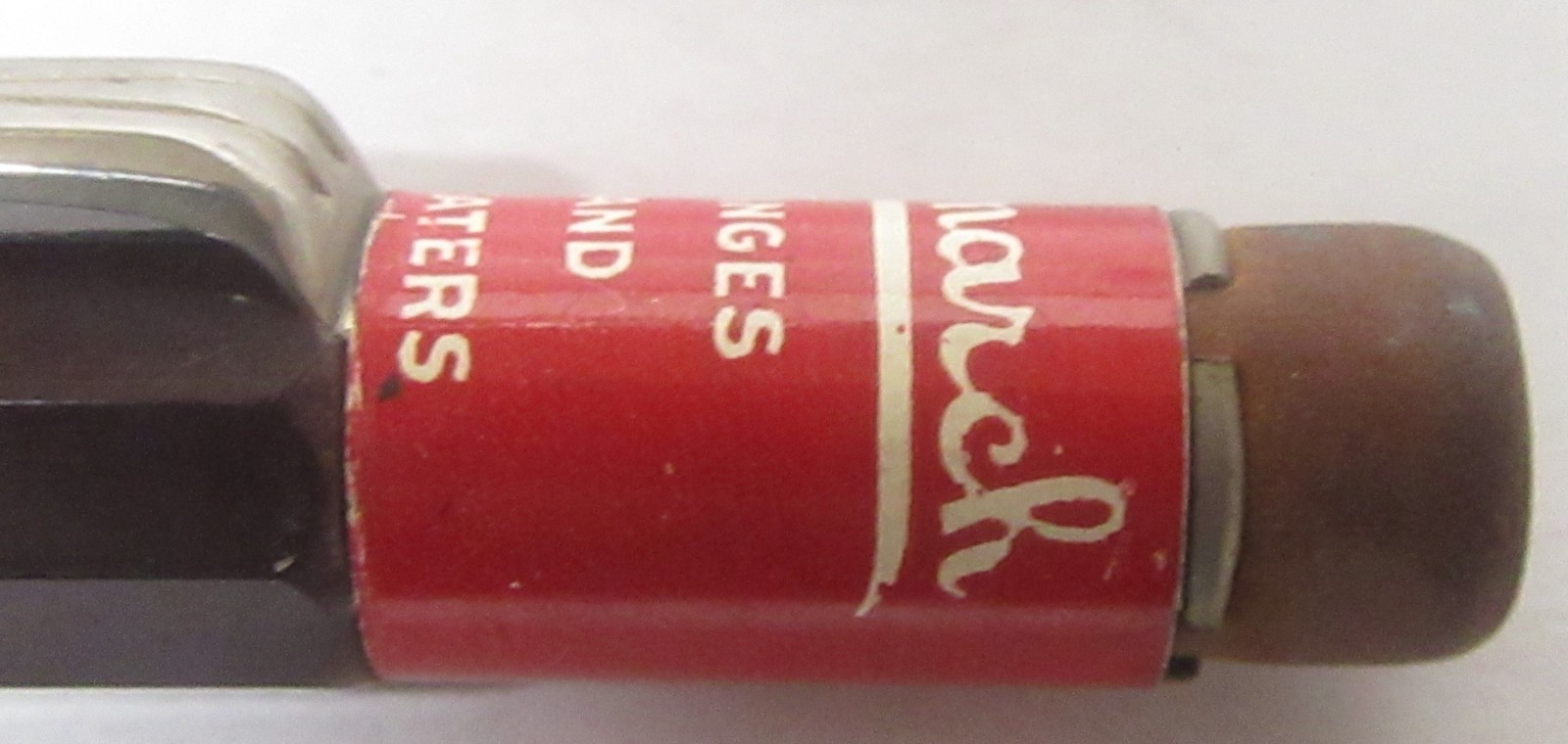 1930s MONARCH RANGES Beaver Dam WI 5.75″ can top Autopoint Mechanical Pencil xz