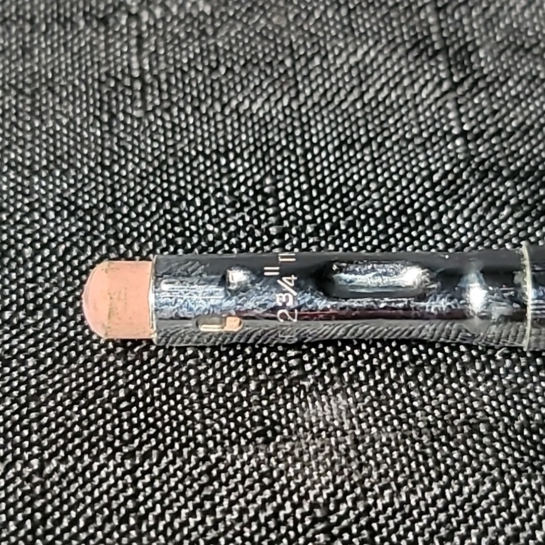 Silver Tone Cross Mechanical Pencil General Electric GE Logo Promo Chrome VTG