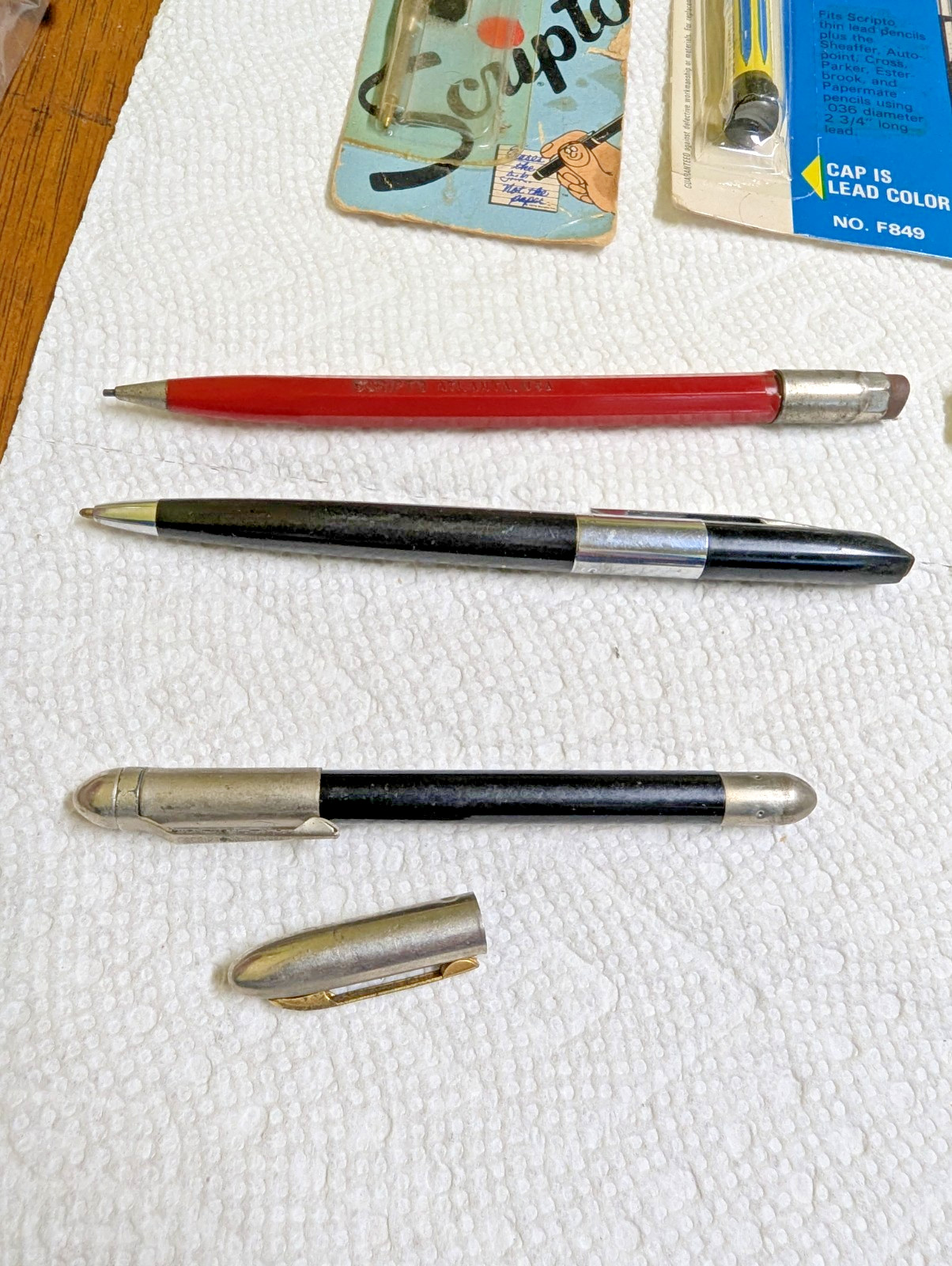 SCRIPTO Mechanical Pencil Pen Leads Bullet New & Old Variety Lot