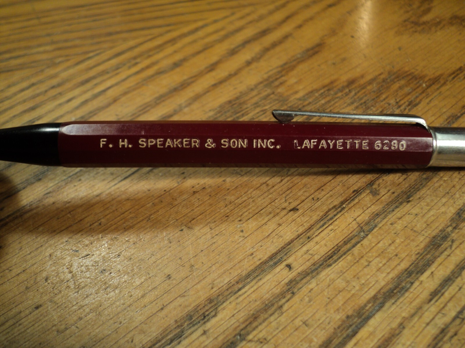 Vintage Autopoint Mechanical Pencil Advertising F H Speaker & Son Inc