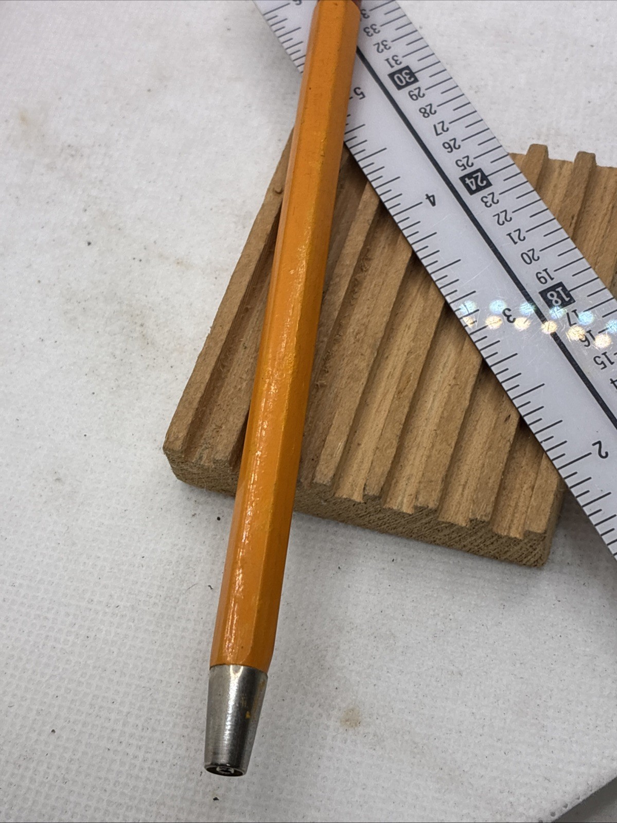 Red pusher EBERHARD FABER 606 ” VAN DYKE ” CHR MO LEADHOLDER pencil 2 mm Loc 2