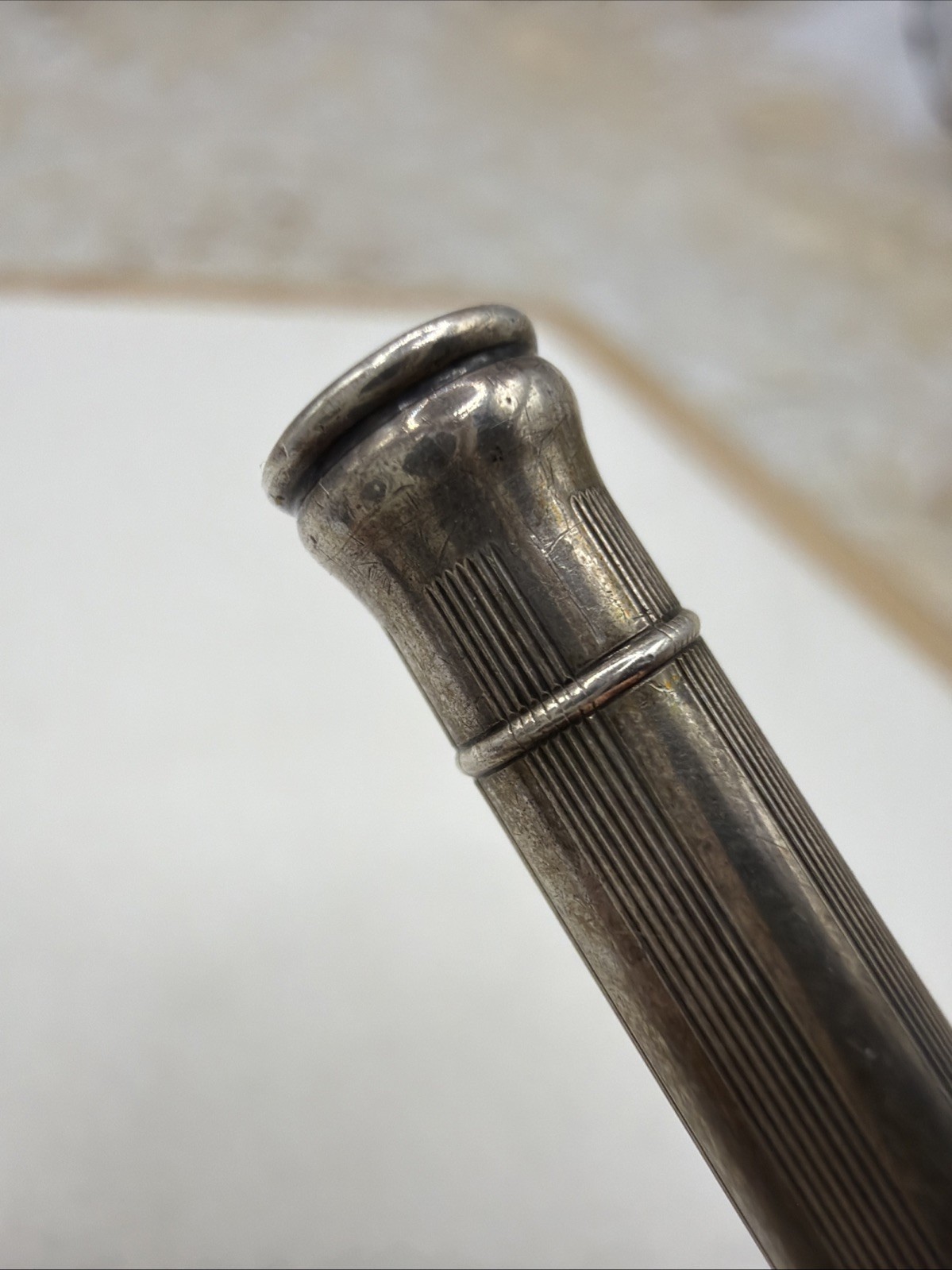 Vintage AXT Sterling Silver Mechanical Twist Pencil Made in USA- BROKEN – 7.65G