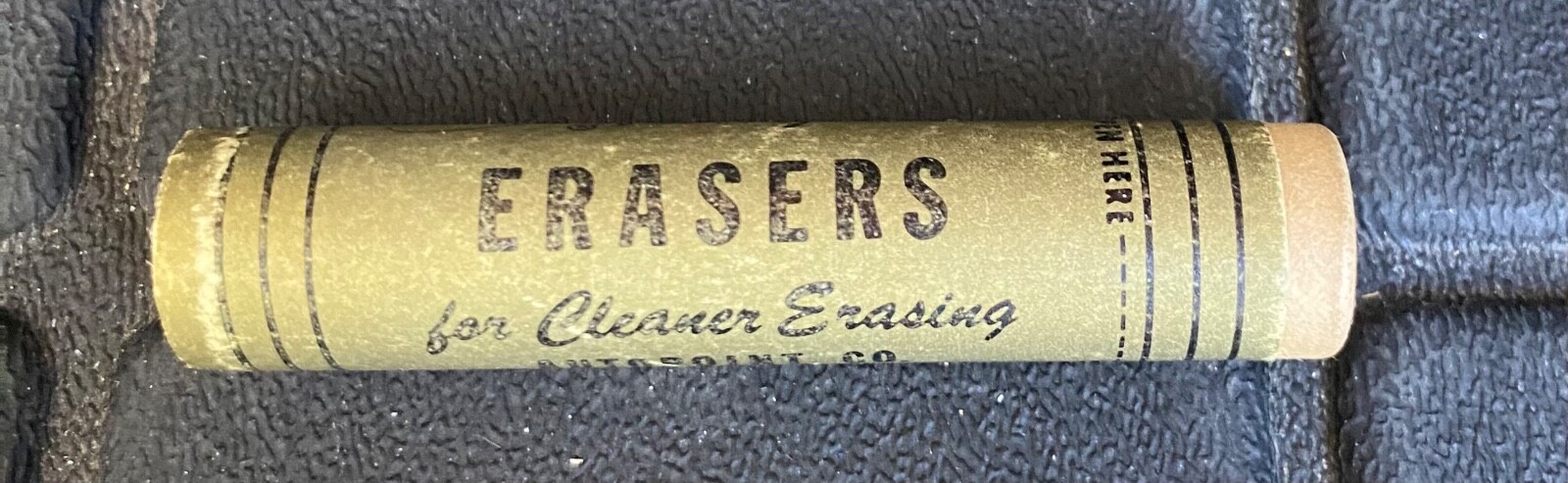 Vintage Mechanical Pencil 1956 United Carbon Corp w/Erasers & Lead