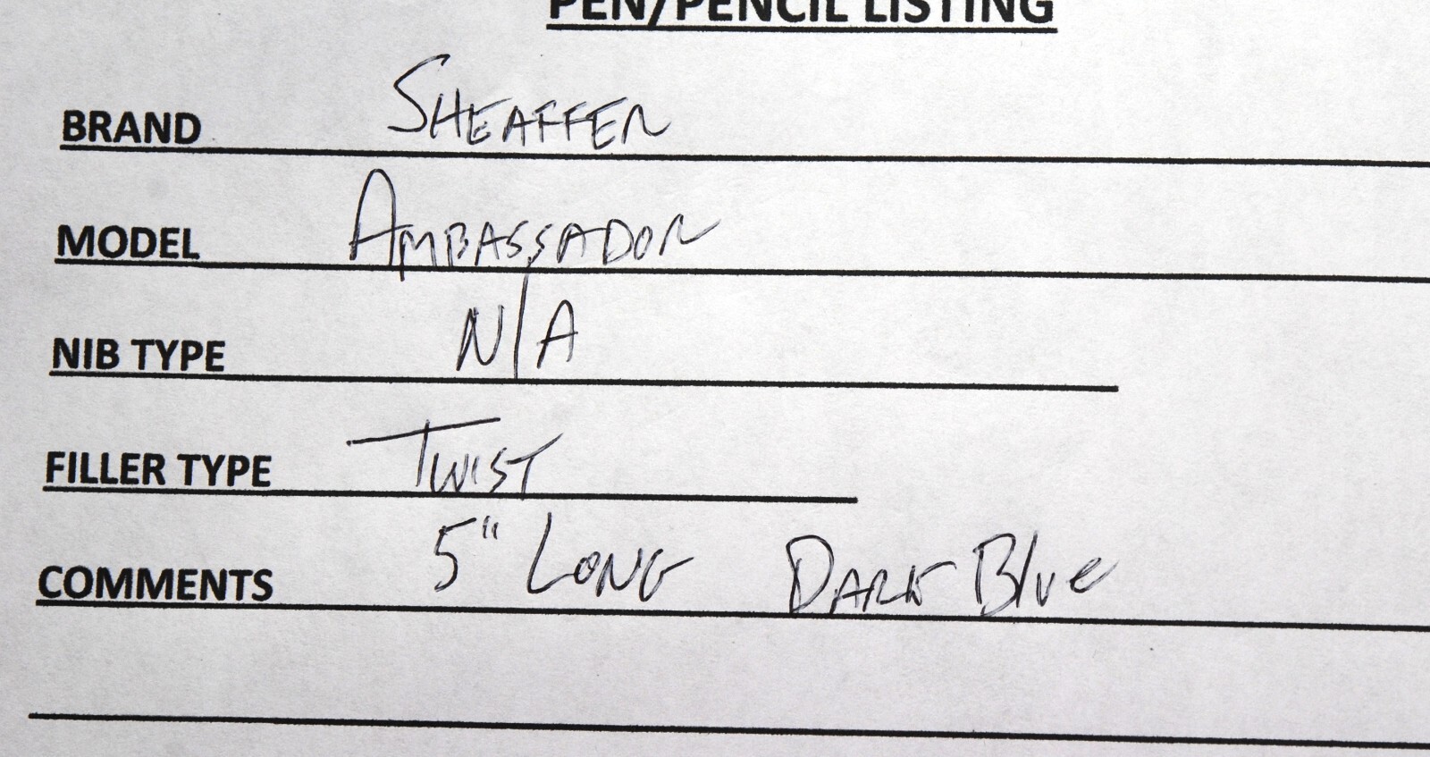 SHEAFFER AMBASSADOR MECHANICAL PENCIL EX GOLD TRIM ESTATE FRESH