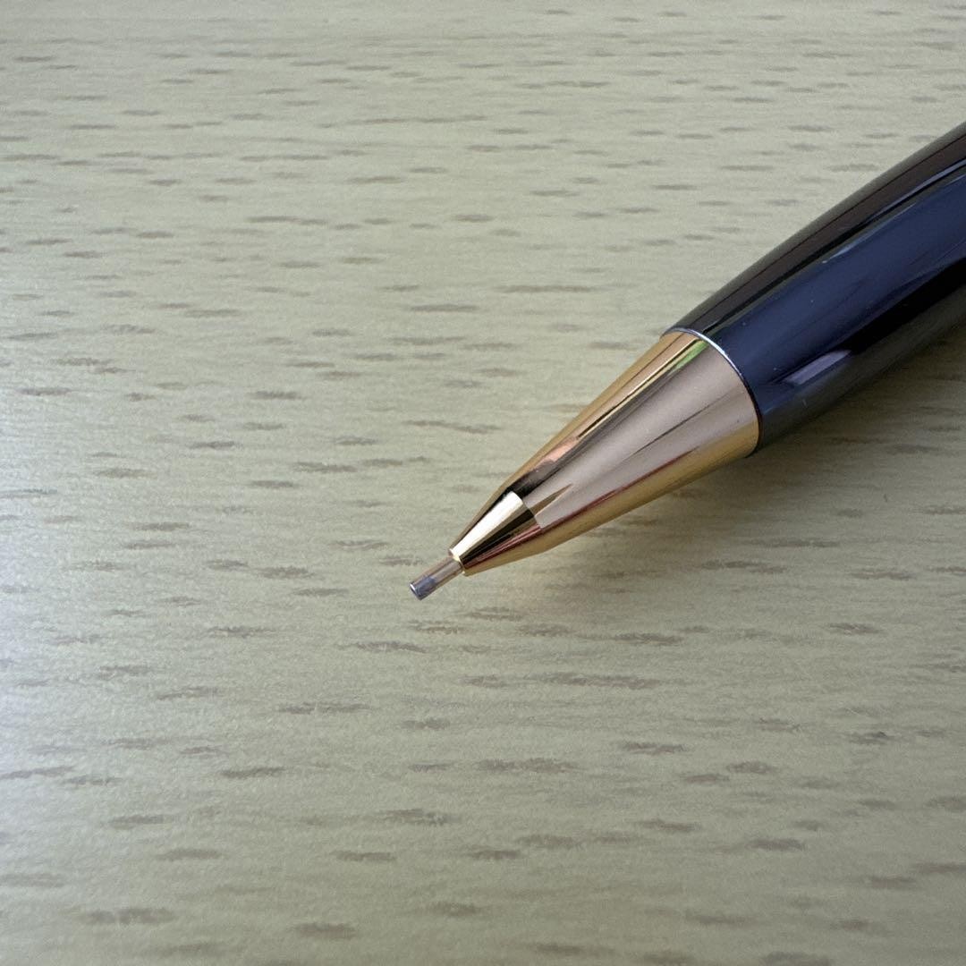 Kokuyo Mistral Body Knock Mechanical Pencil black/gold made japan Discontinued