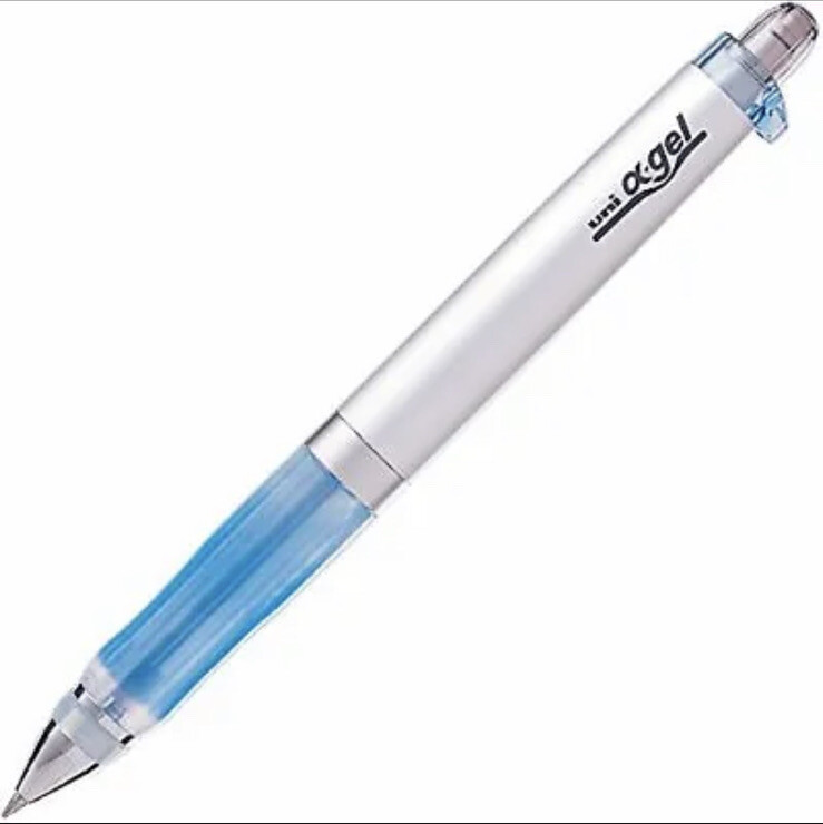 Mitsubishi Mechanical Pencil uni-alpha gel 0.5 Blue Or Orange SD507 Japan +Track