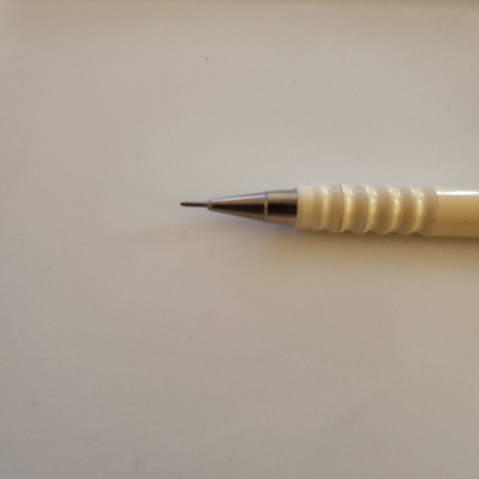 Vintage Rotring Tikky Special .5 Mechanical Pencil West Germany White Ivory