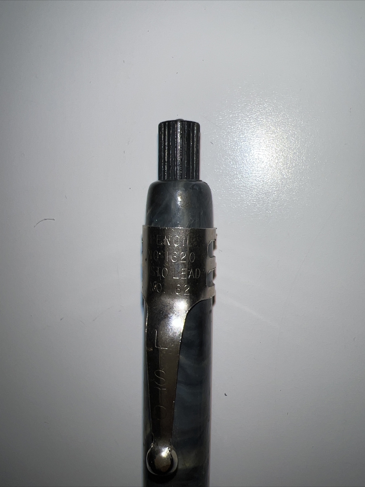 Vintage Listo Black Marble style No.1620 Crayon Marker Pencil Black Lead